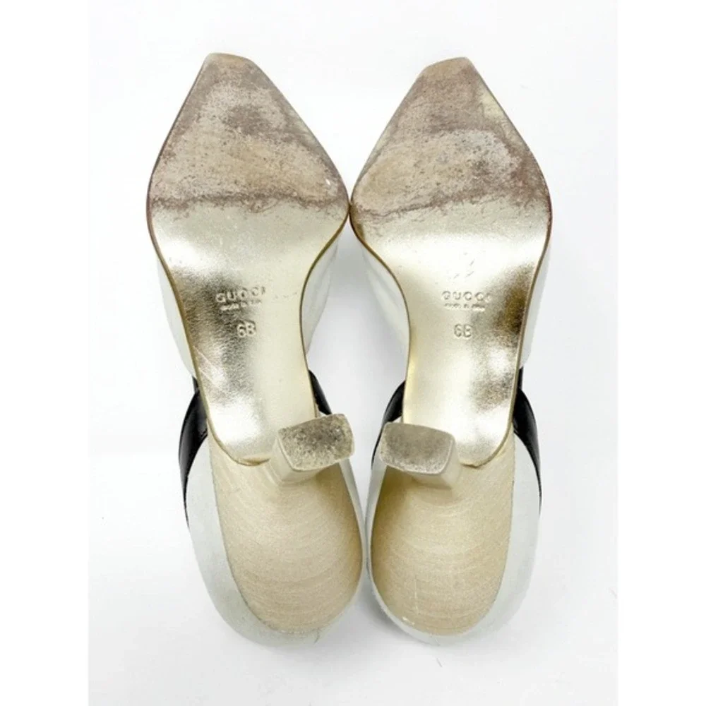 Gucci Tom Ford Dragon Buckle‎ Black Suede D'Orsay Heels 6B
